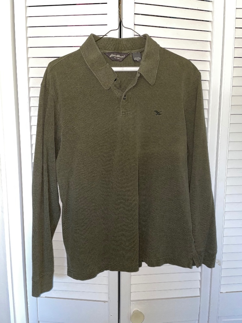 Eddie Bauer Long Sleeve Polo Shirt